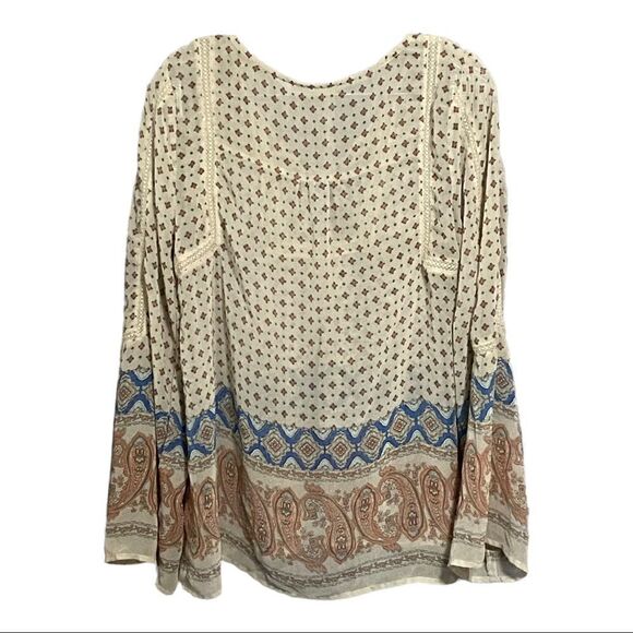 𝅺ALTAR’D State semi sheer boho top size L - Picture 7 of 10